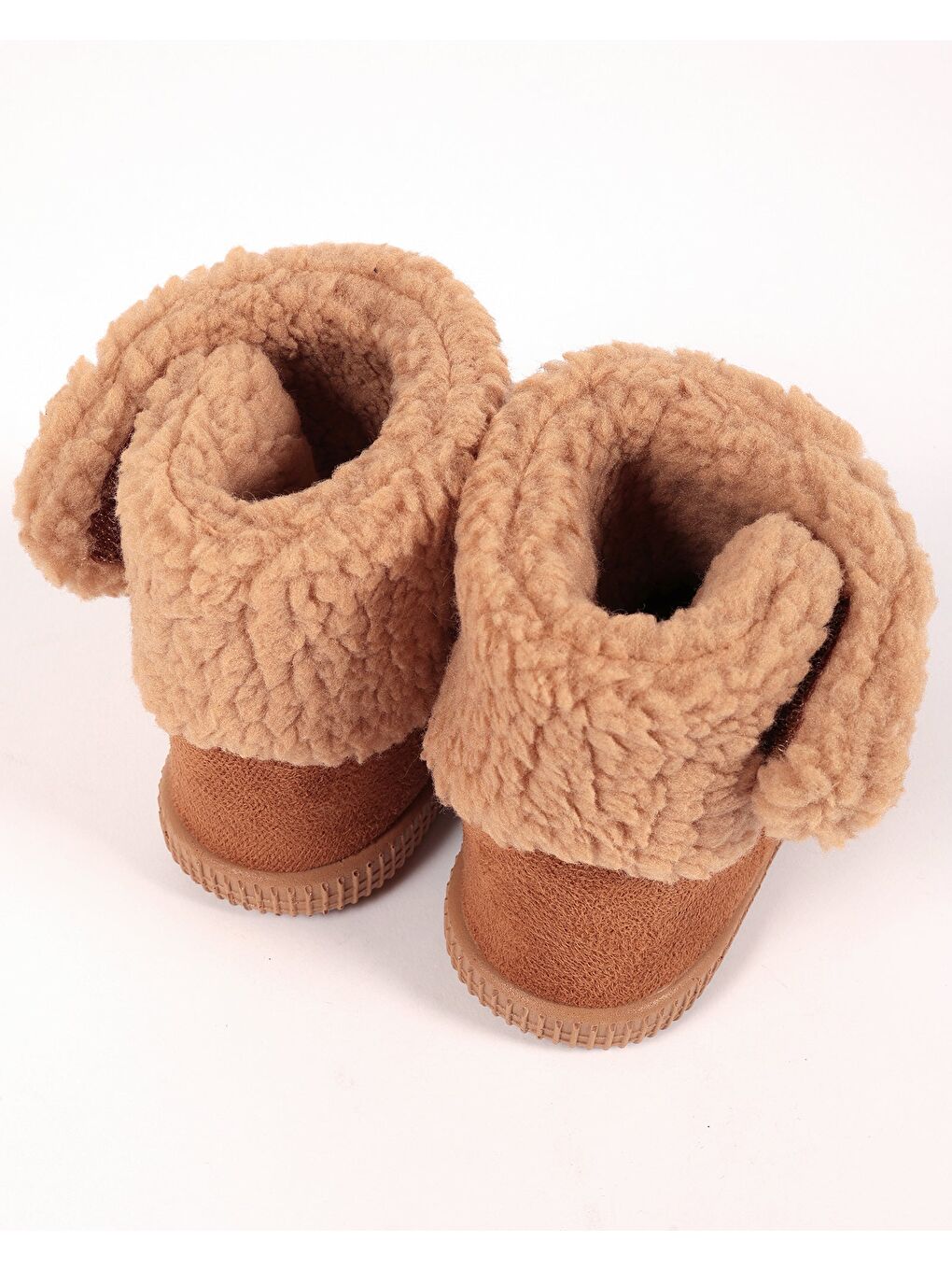 Kahverengi Çocuk Ayıcık Nakışlı Ev Ayakkabısı Panduf - Dıon-3