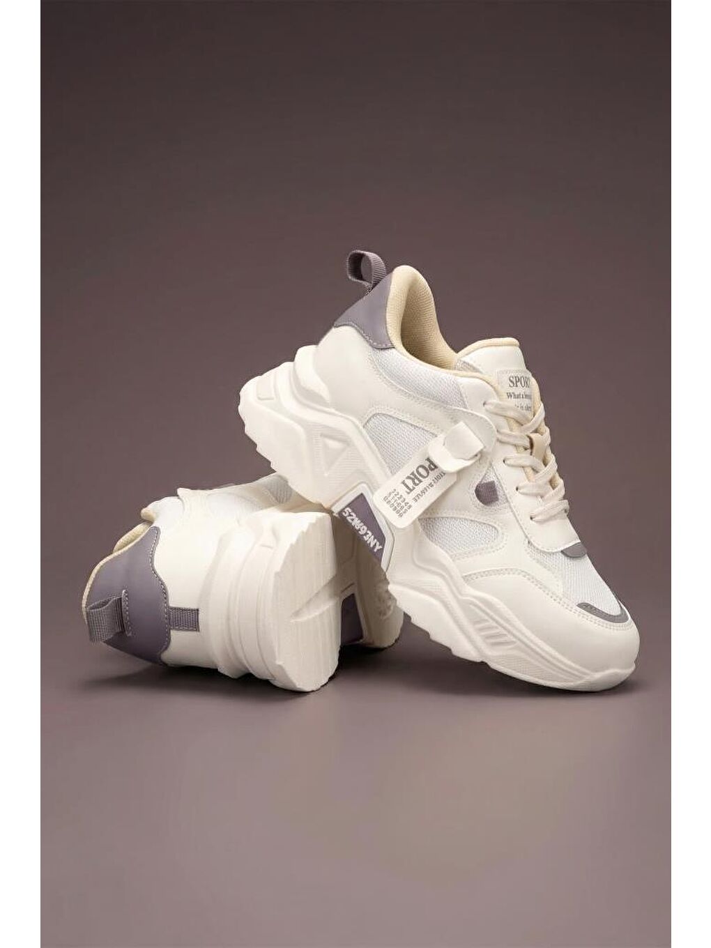 Bej DS.PMD239K2051 Sneaker Günlük Spor Ayakkabı 2025 Kadın-5