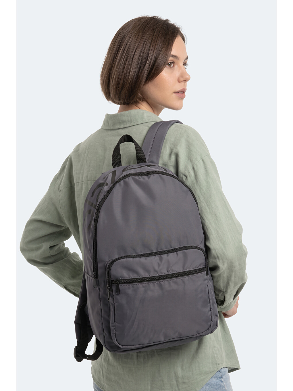 Lıfelog I Unisex Koyu Gri Seyahat Çantası-2
