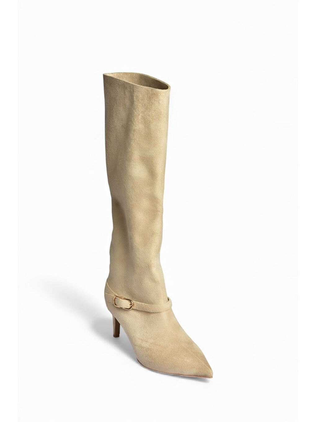 Bej Ten Kadın Çizme V820143202-1