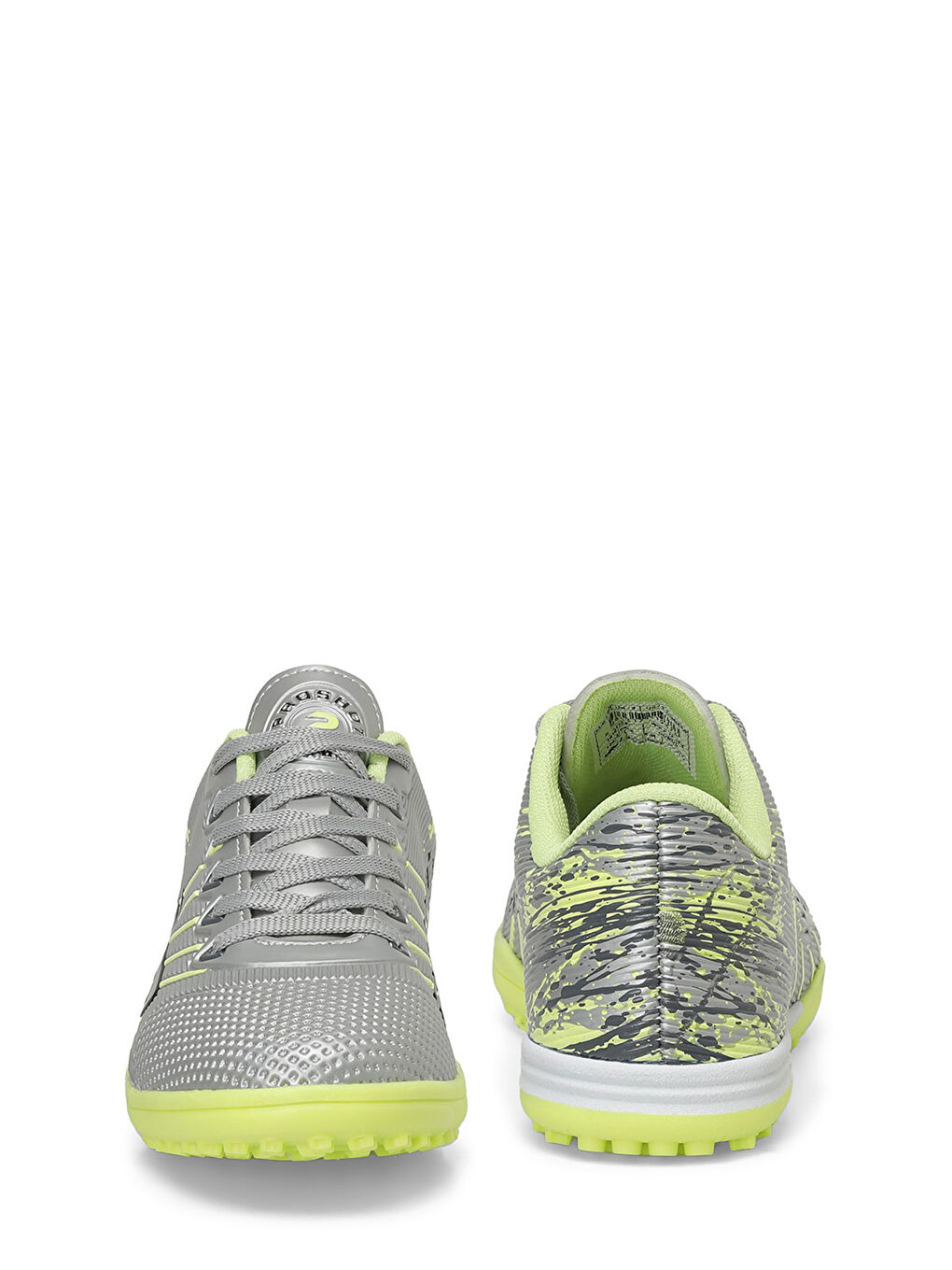 Gri WOLF TF 4FX Gümüş Unisex Halı Saha Ayakkabısı-4