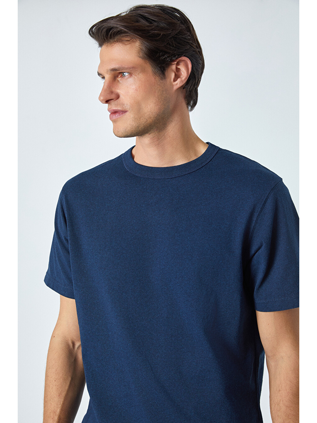 Peltz Erkek Relaxed Bisiklet Yaka Kısa Kollu Lacivert T-shirt-3
