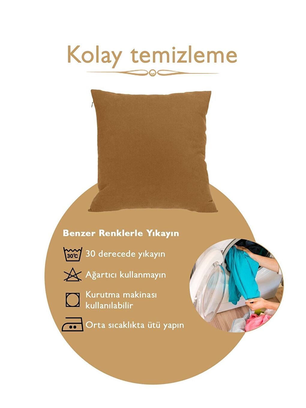 Sarı Panoroma Süet Dokulu Düz Punch (Panç) İçin Uygun Hardal 30x50 Dekoratif Kırlent Kılıfı-5