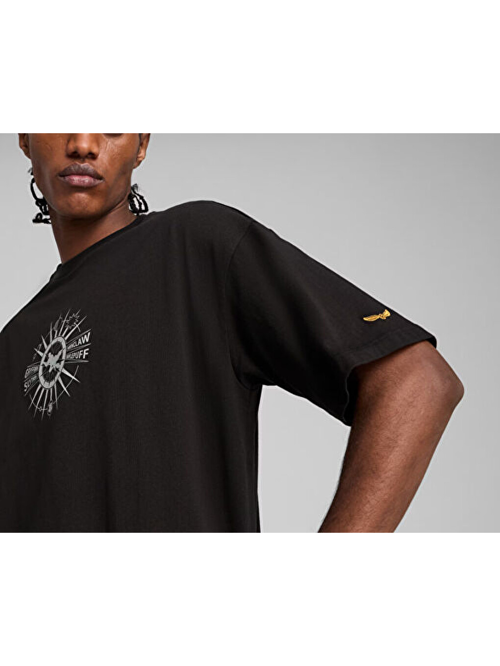 Puma X Harry Potter Tee Unisex Günlük Tişört 63009201 Siyah-2