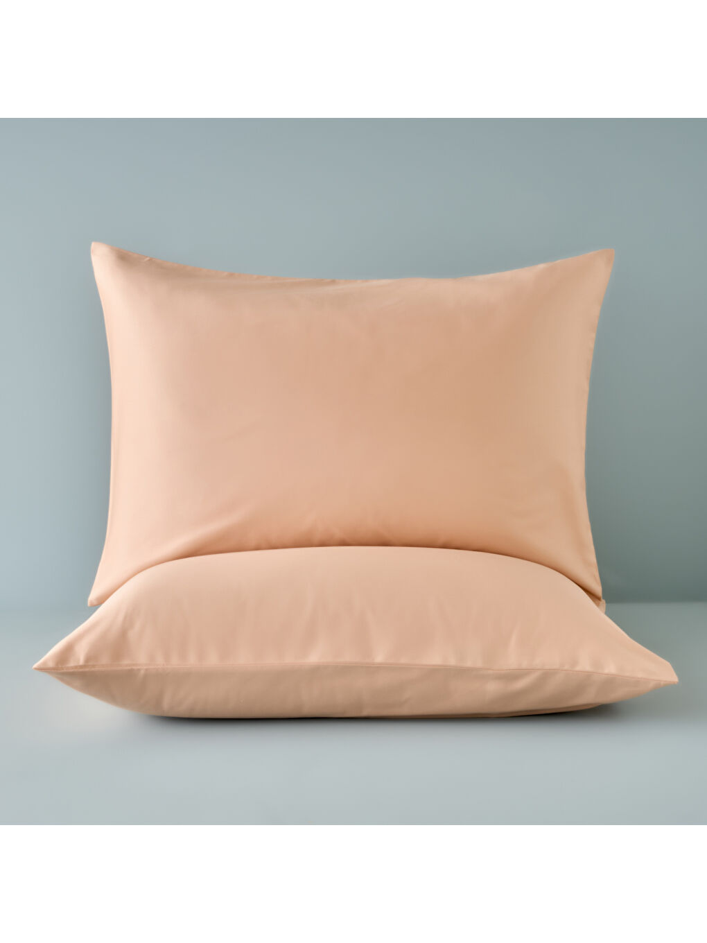 Bella Maison Pembe %100 Pamuk Saten 2'li Yastık Kılıfı Somon (50x70 cm)