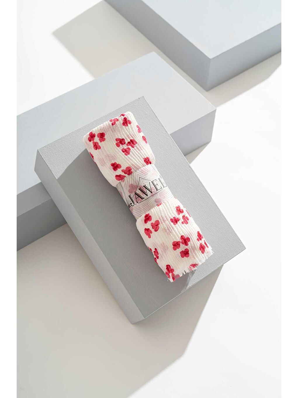 Karışık Kadın Kırışmaz Tesettür 3'lü Bürümcük Şal Paketi (Mavi-Turuncu-Fuşya)-2