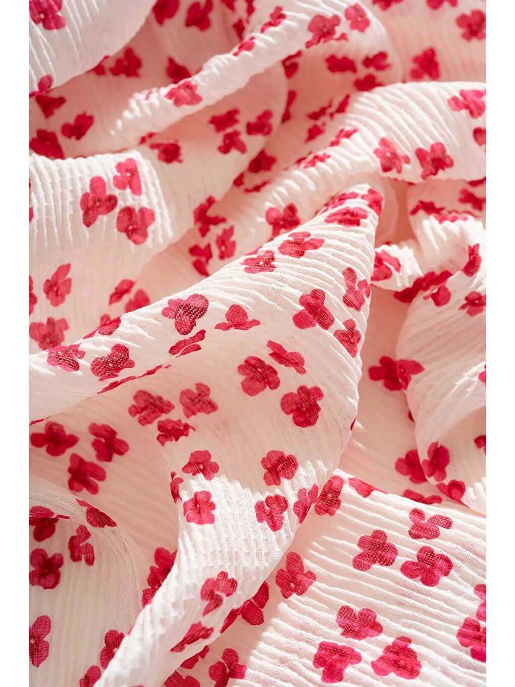 Karışık Kadın Kırışmaz Tesettür 3'lü Bürümcük Şal Paketi (Mavi-Turuncu-Fuşya)-3