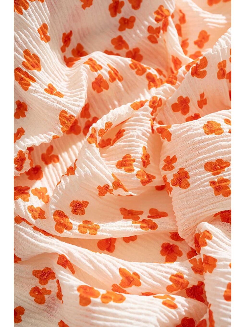 Karışık Kadın Kırışmaz Tesettür 3'lü Bürümcük Şal Paketi (Mavi-Turuncu-Fuşya)-5