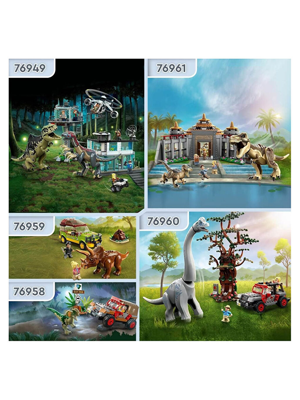 Jurassic World Dinozor Fosilleri: T. Rex Kafatası 76964-3