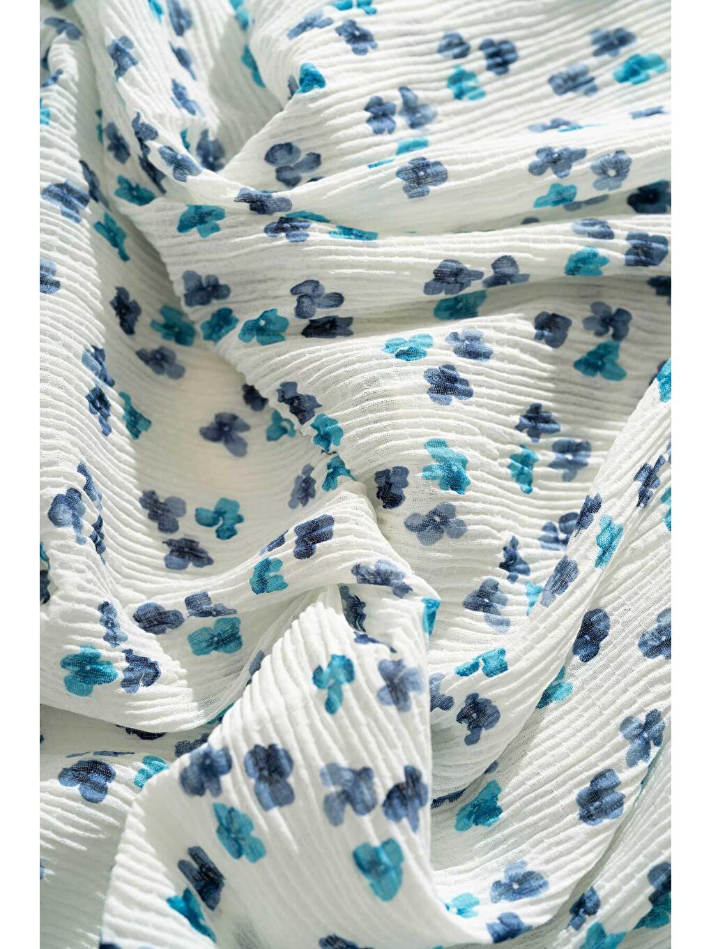 Karışık Kadın Kırışmaz Tesettür 3'lü Bürümcük Şal Paketi (Mavi-Turuncu-Fuşya)-7