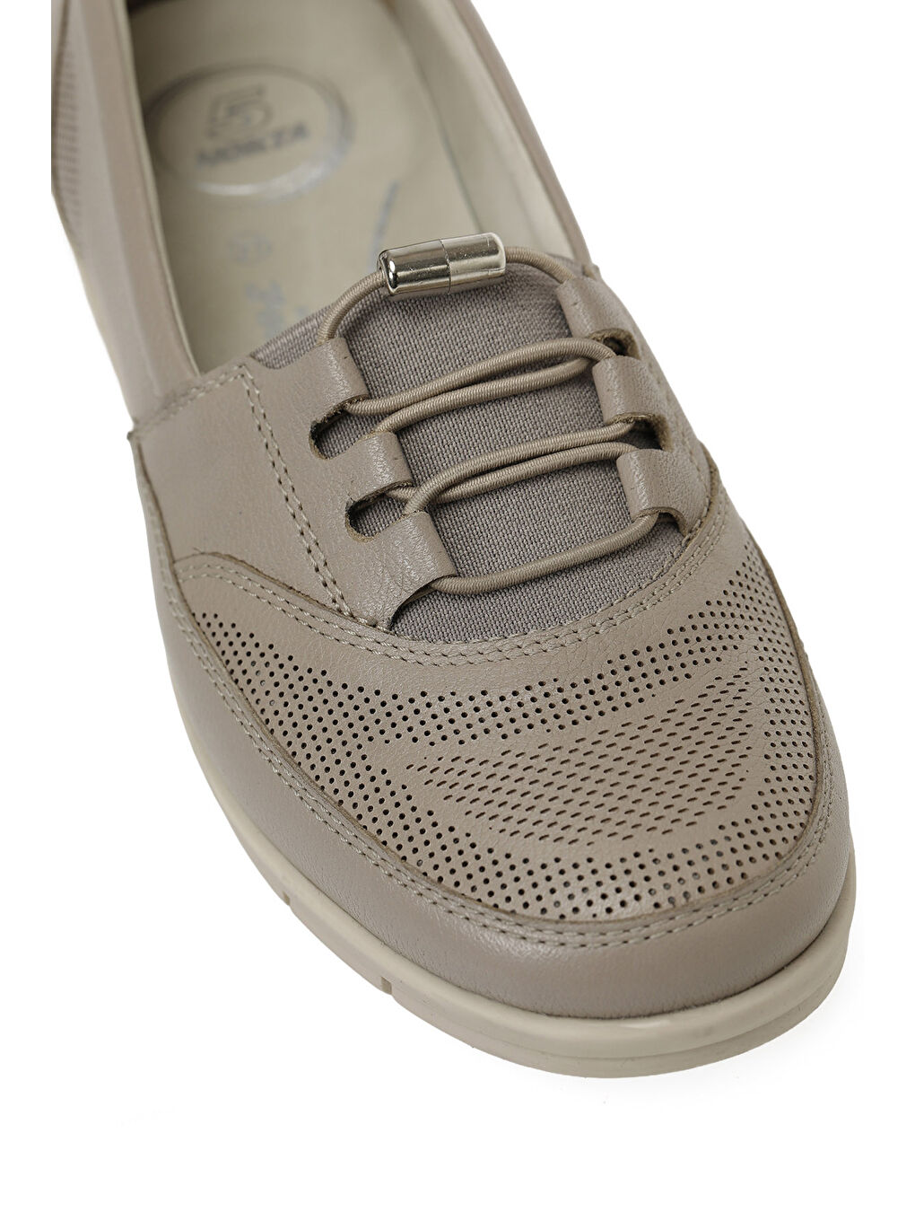 Bej 105712.Z6FX Vizon Kadın Düz Ayakkabı-6