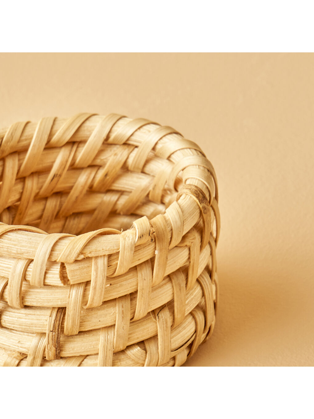 Bej Frida Peçete Halkası 2'li Naturel (4,5x4,5x3,5 cm)-1