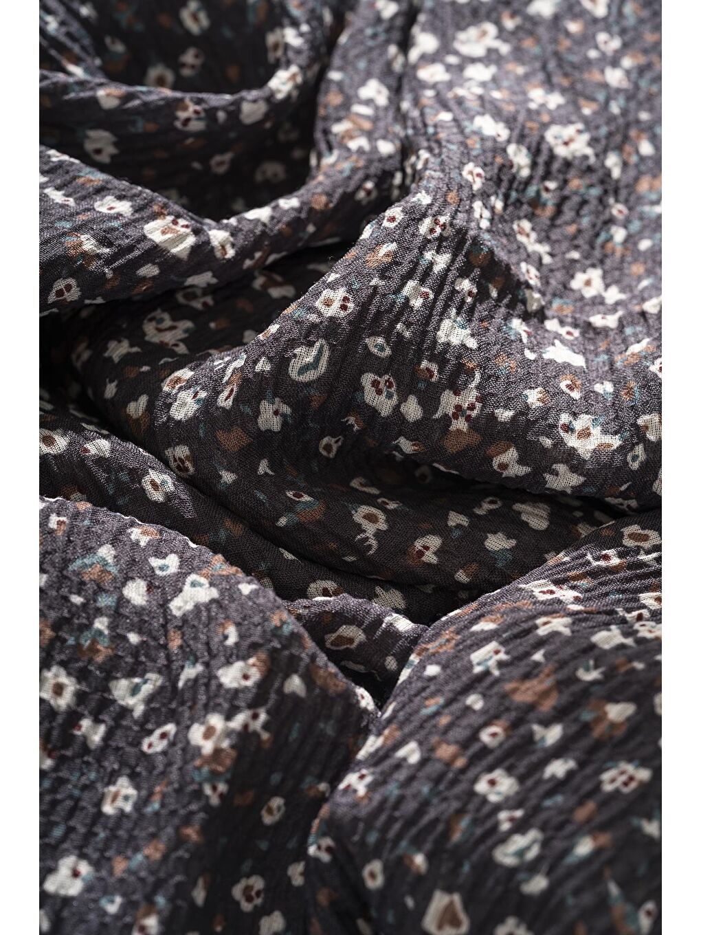 Karışık Kadın Kırışmaz Tesettür 3'lü Bürümcük Şal Paketi (Açık Gri-Lacivert-Füme)-4