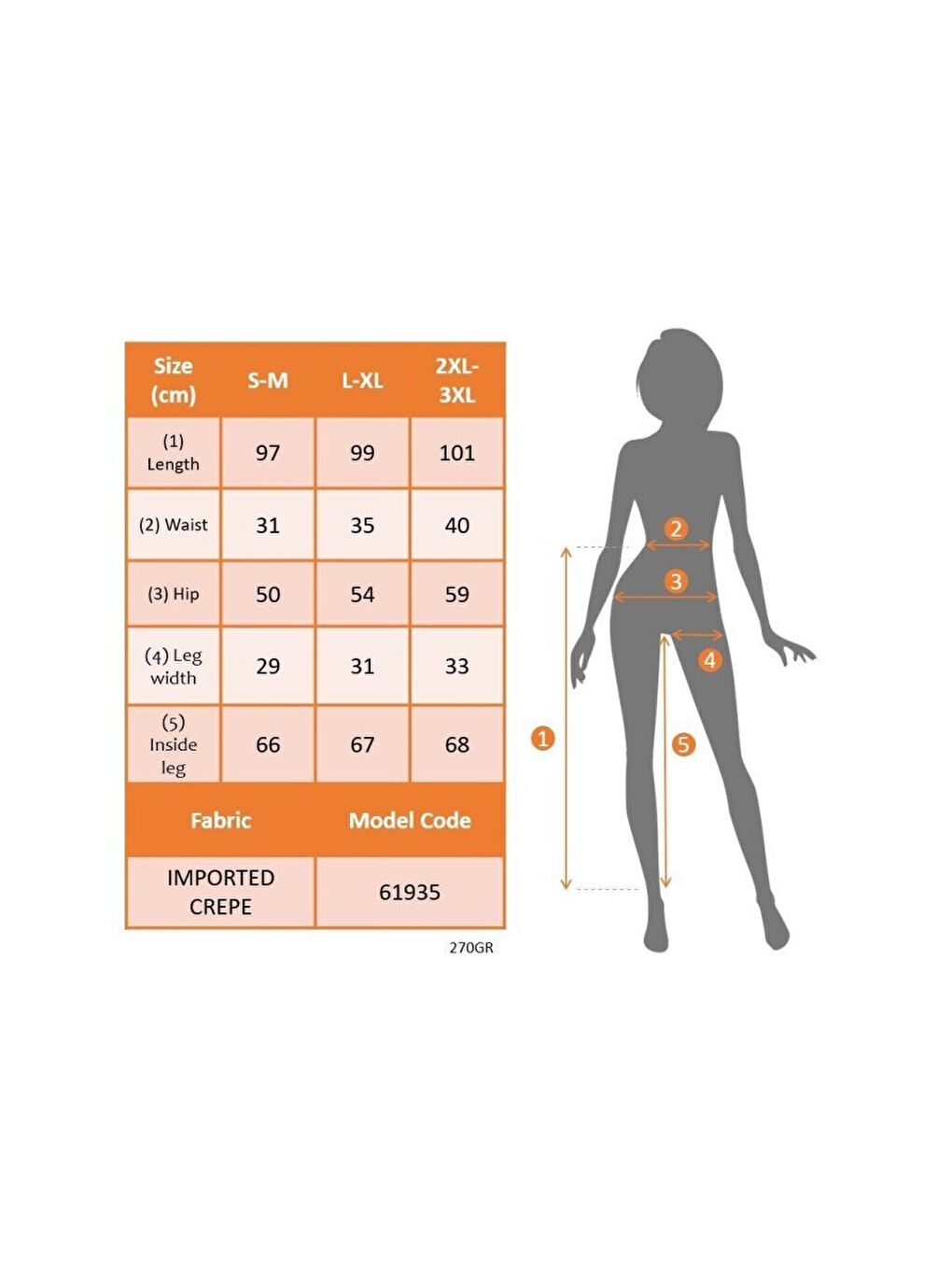 Siyah Kadın Yüksek Bel önden Taşlı Ve Tokalı Ithal Krep Pantolon-3