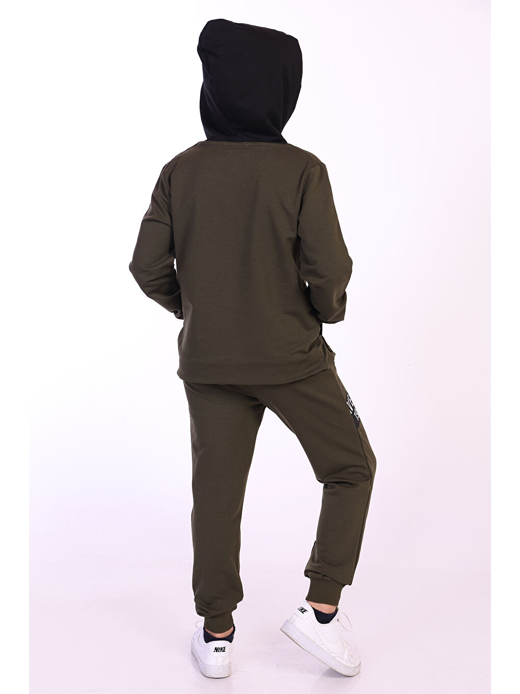 Haki Erkek Çocuk Breave Style 1998 Baskılı Eşofman Takım-1