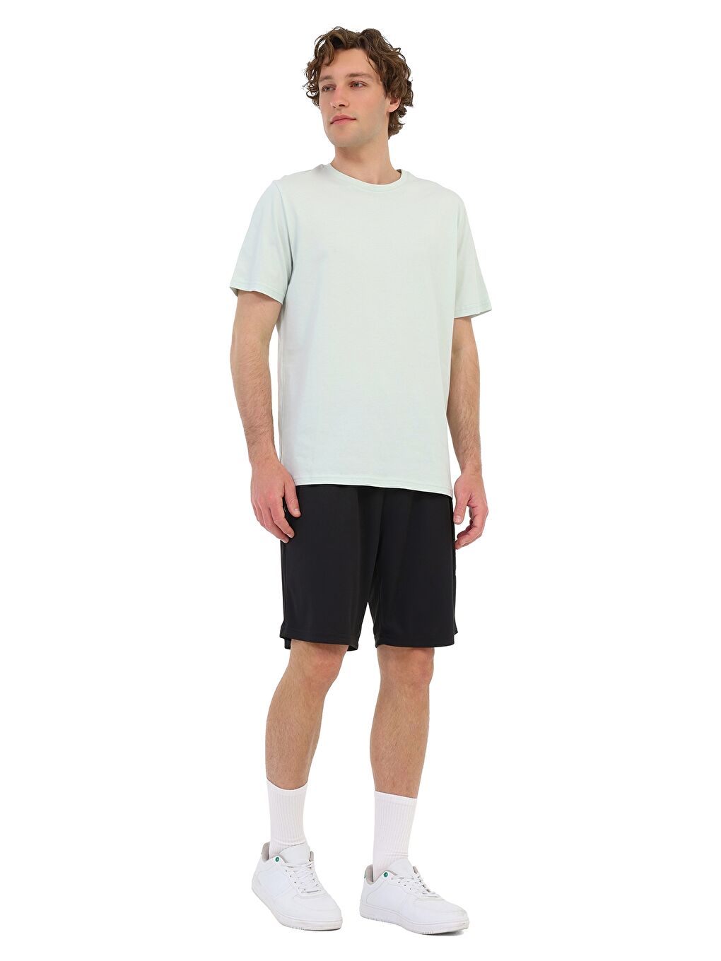 Yeşil Erkek Kısa Kol T-Shirt-2