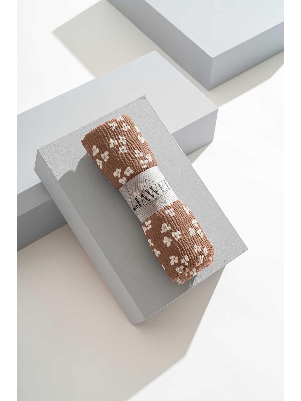 Karışık Kadın Kırışmaz Tesettür 3'lü Bürümcük Şal Paketi (Çikolata-Küf Yeşili-Açık Gri)-6