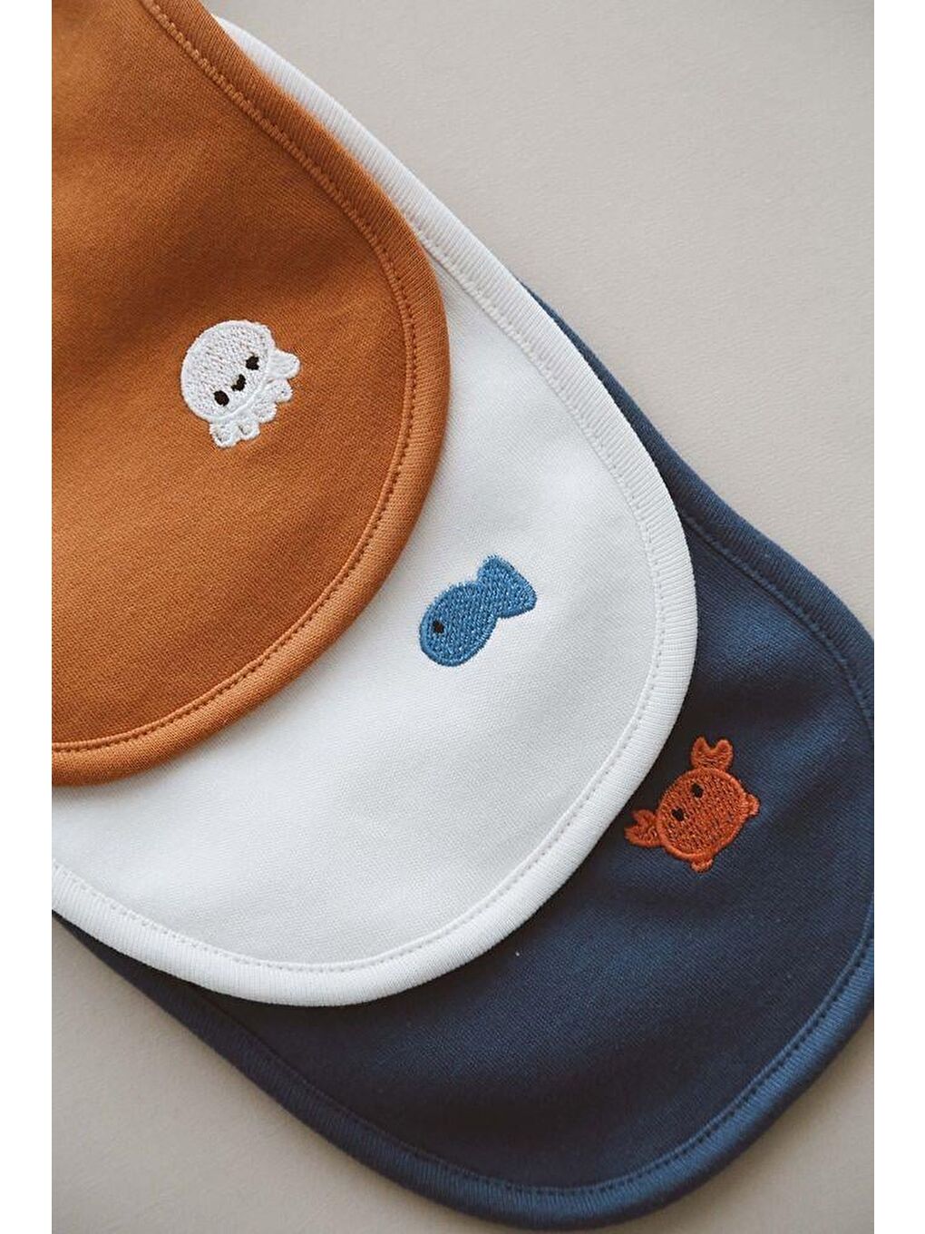 3Lü Biyeli Bebek Önlüğü 0-3 Ay-2