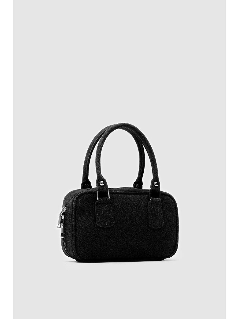 Hug Süet El Ve Çapraz Çanta Siyah-1