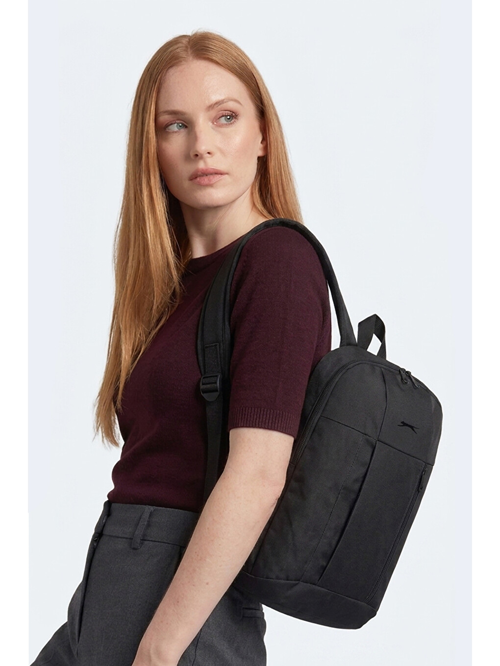 Gaver I Unisex Siyah Sırt Çantası-6