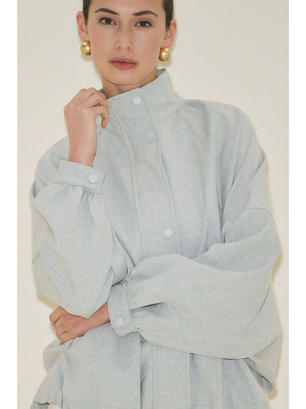 Premıum Bomber Ceket Mavi-2