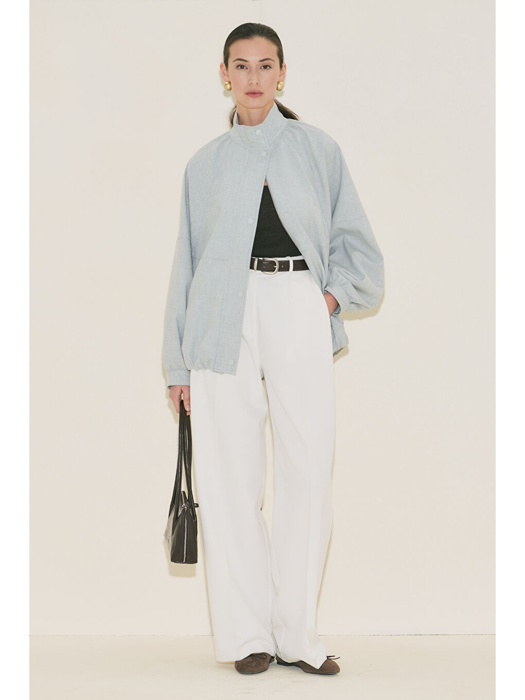 Premıum Bomber Ceket Mavi-3