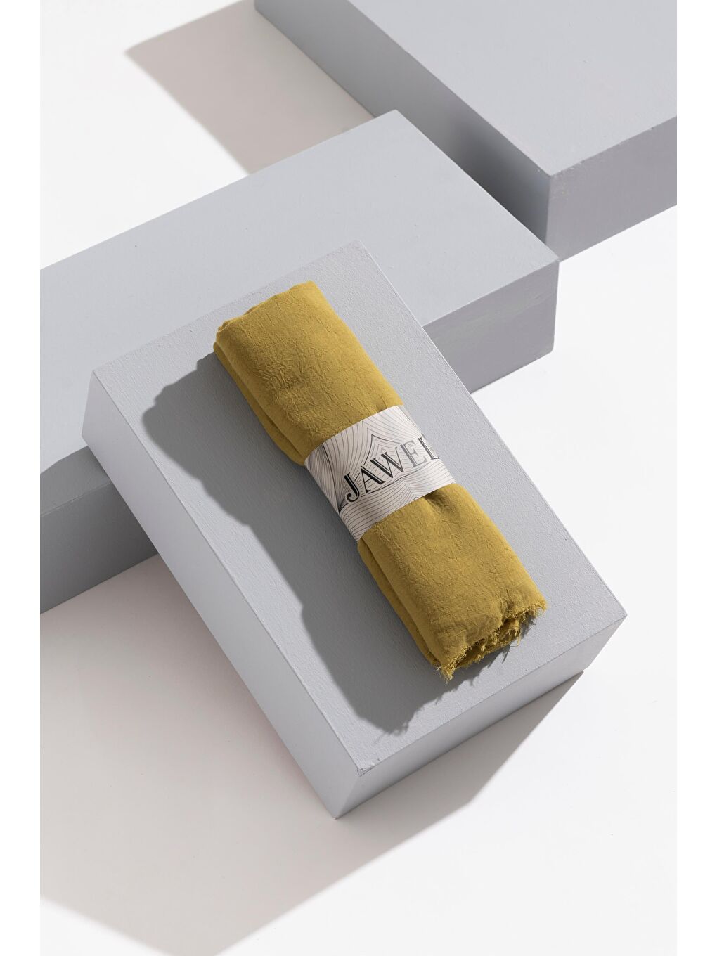 Karışık Kadın Konfor Şal Paketi (Koyu Lacivert-Krem-Yağ Yeşili)-6