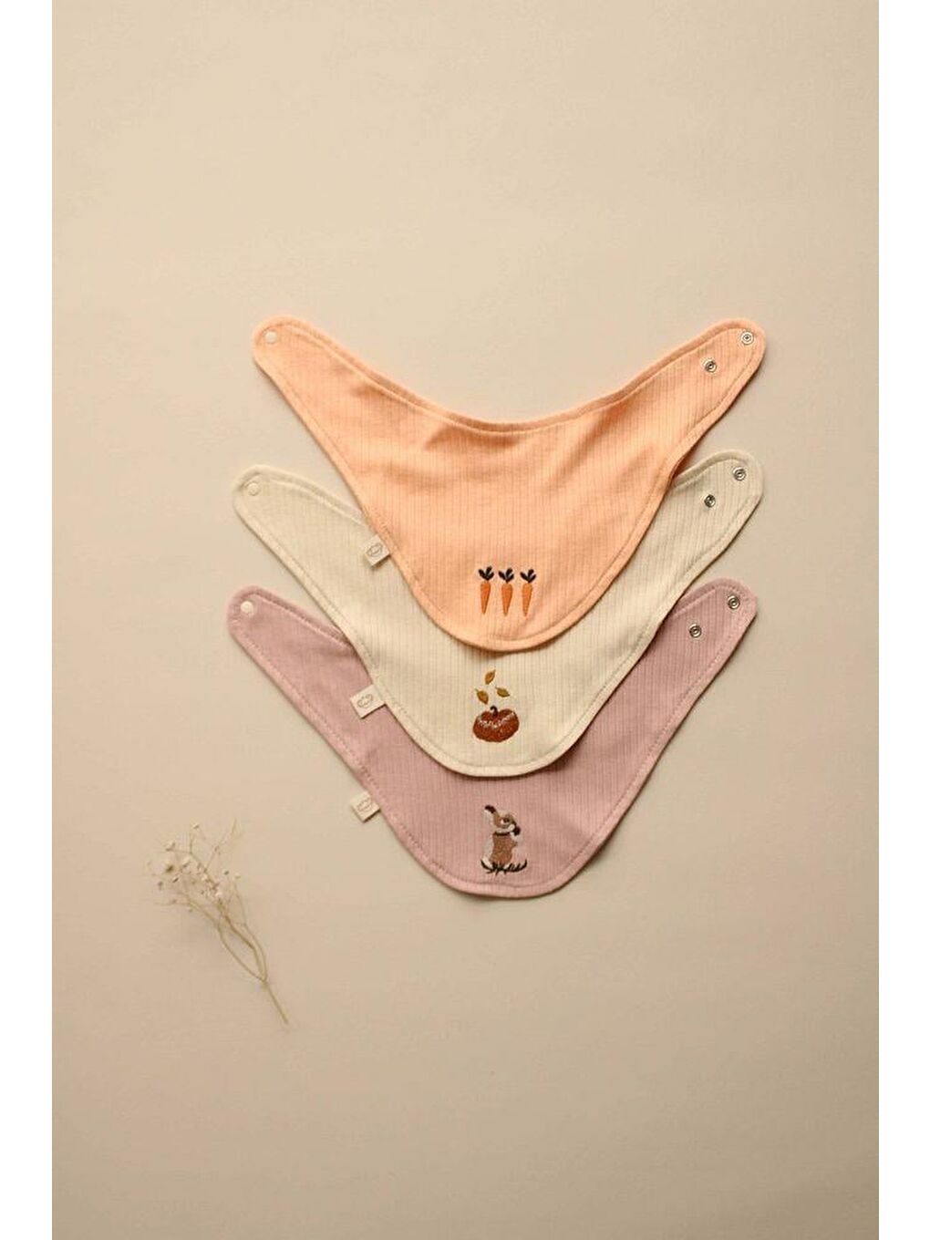 3Lü Nakışlı Fular Önlük Model 4-2