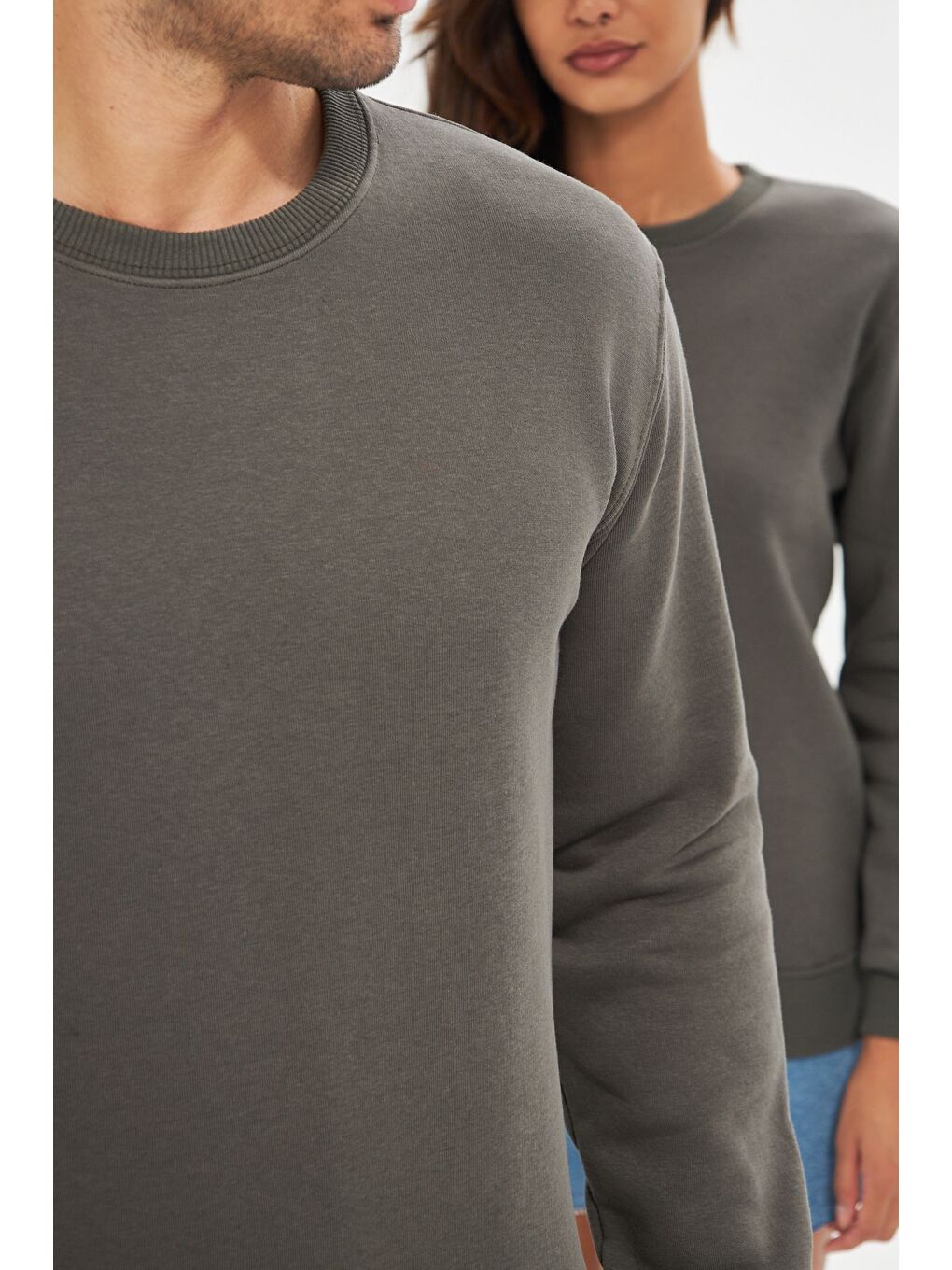 Haki Unisex Slim Fit Sweatshirt-1