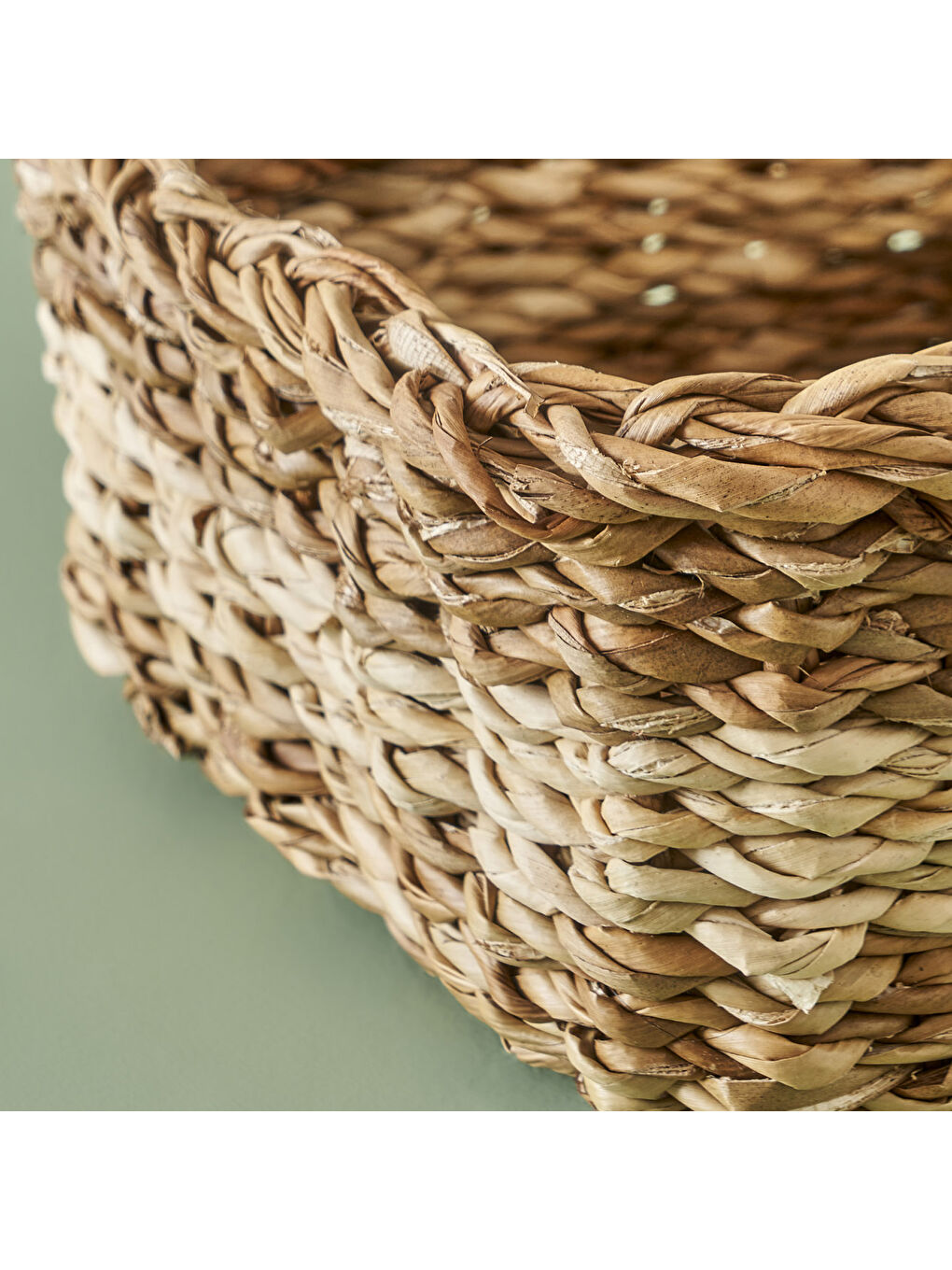 Bej Lucia Kare Hasır Sepet 2'li Naturel-2