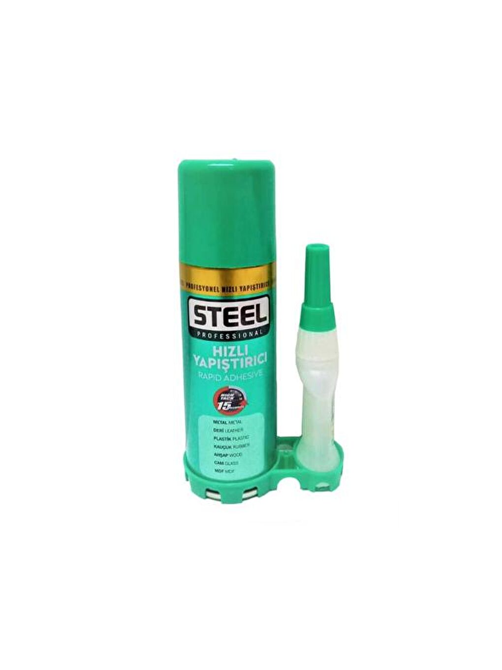 Hızlı Yapıştırıcı Set Mdf Kit - Yeşil - 100 ml