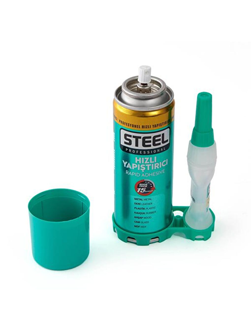 Hızlı Yapıştırıcı Set Mdf Kit - Yeşil - 100 ml-1