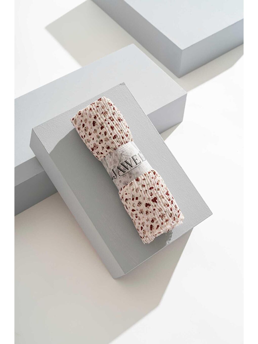 Karışık Kadın Kırışmaz Tesettür 3'lü Bürümcük Şal Paketi (Fıstık Yeşili-Bordo-Taş)-2