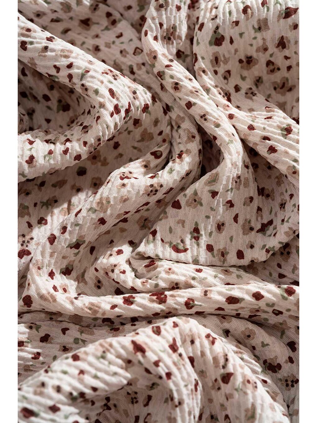 Karışık Kadın Kırışmaz Tesettür 3'lü Bürümcük Şal Paketi (Fıstık Yeşili-Bordo-Taş)-3