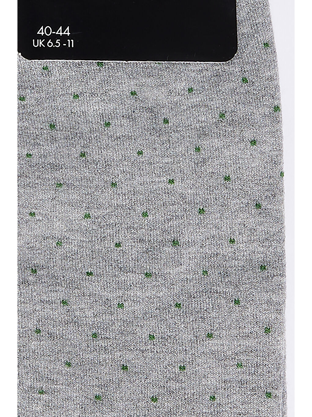 Erkek Gri-Yeşil Desenli Bambulu Casual Çorap-1