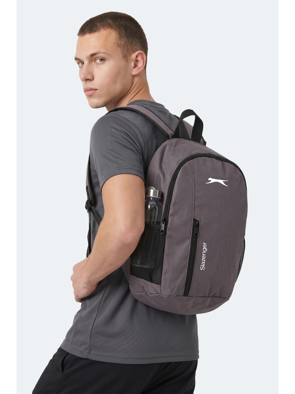 Ferrero Unisex Koyu Gri Sırt Çantası-5