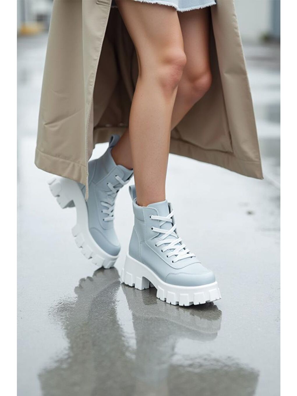 Mavi Lucy Kadın Günlük Bot Ayakkabı 2026-2