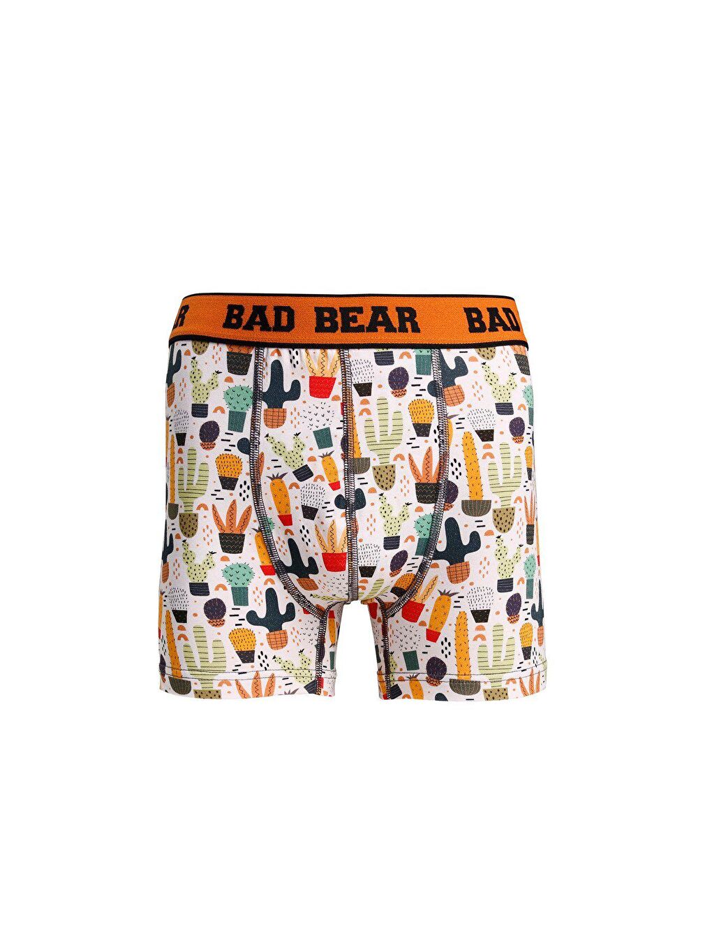 Bad Bear Cactus Off-White Beyaz Kaktüs Desenli Erkek Boxer