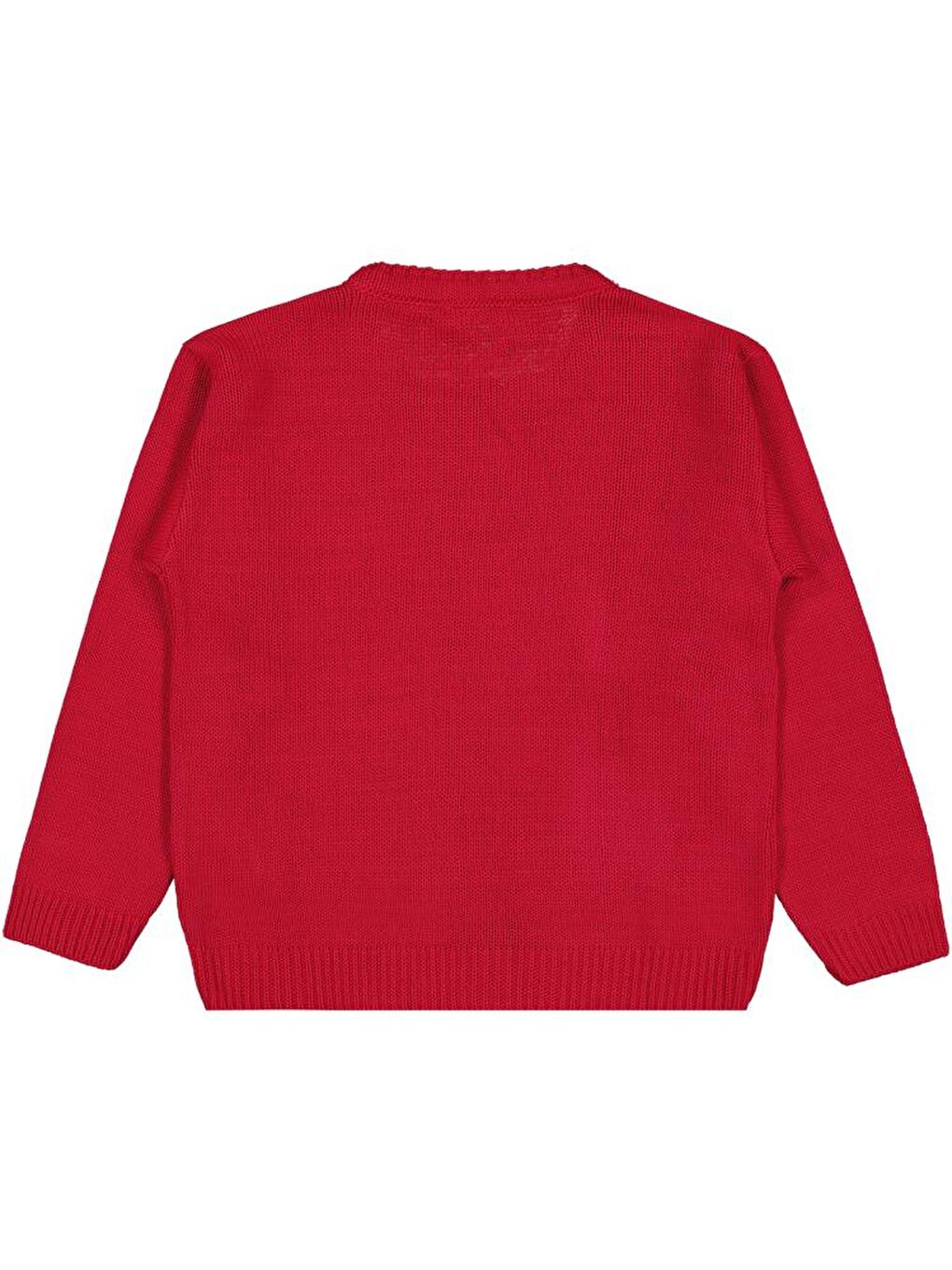 Fuşya Girls Büyük Çiçek Desenli 6-9 Yaş Kazak - Fusya 7-8 Yaş-1