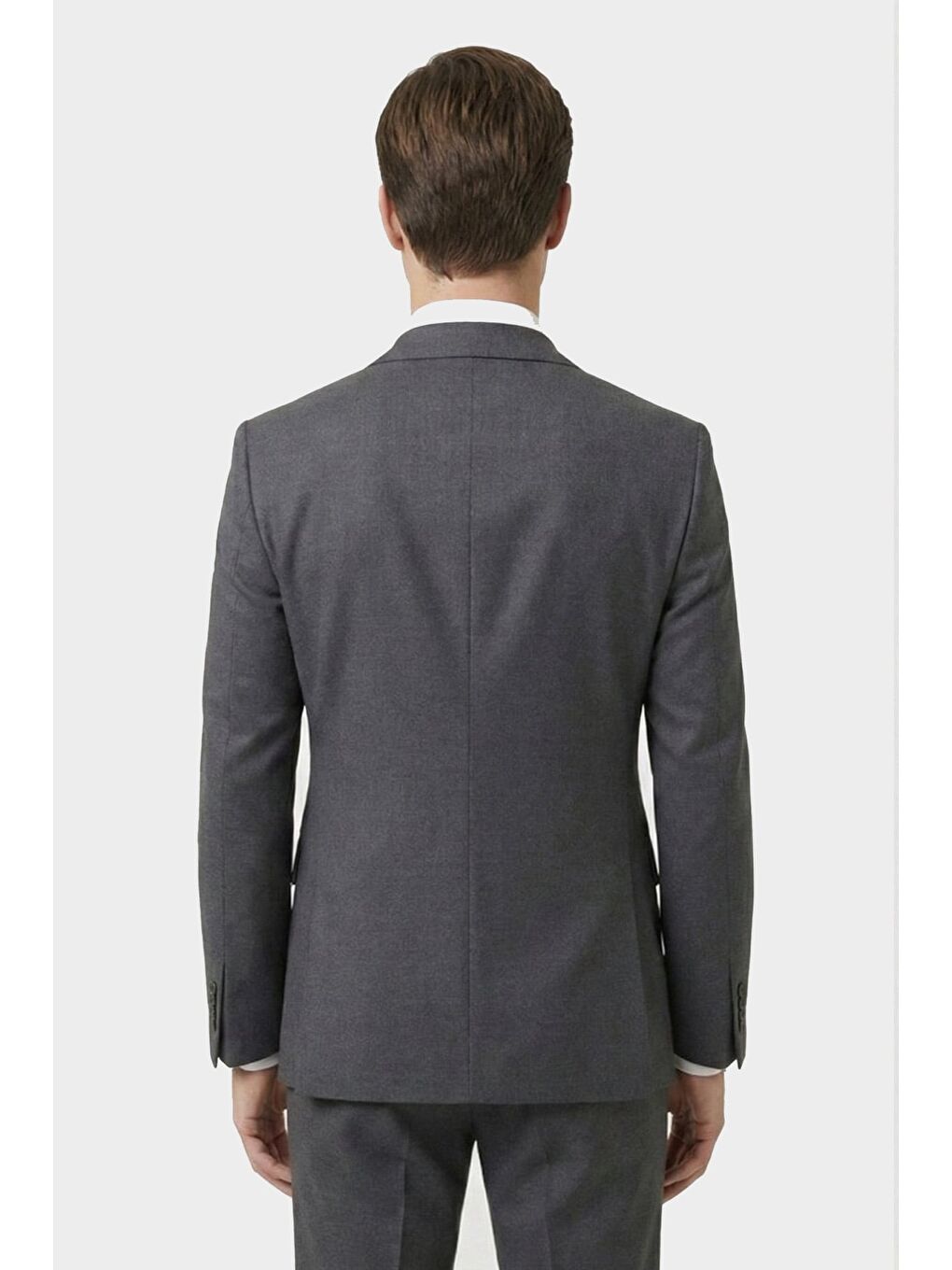 Giotelli Antrasit 6 Drop Polyester Viskon Karışımlı Elastan İçerikli Erkek Takım Elbise-3