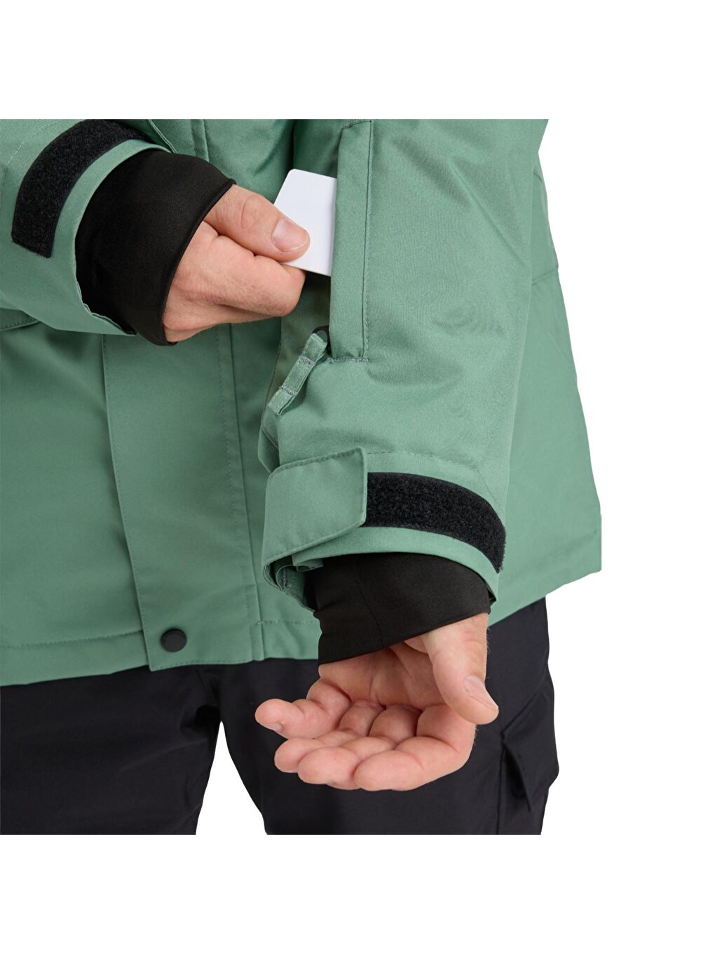 Mission Solid Jk Erkek Yeşil Snowboard Kayak Montu-5