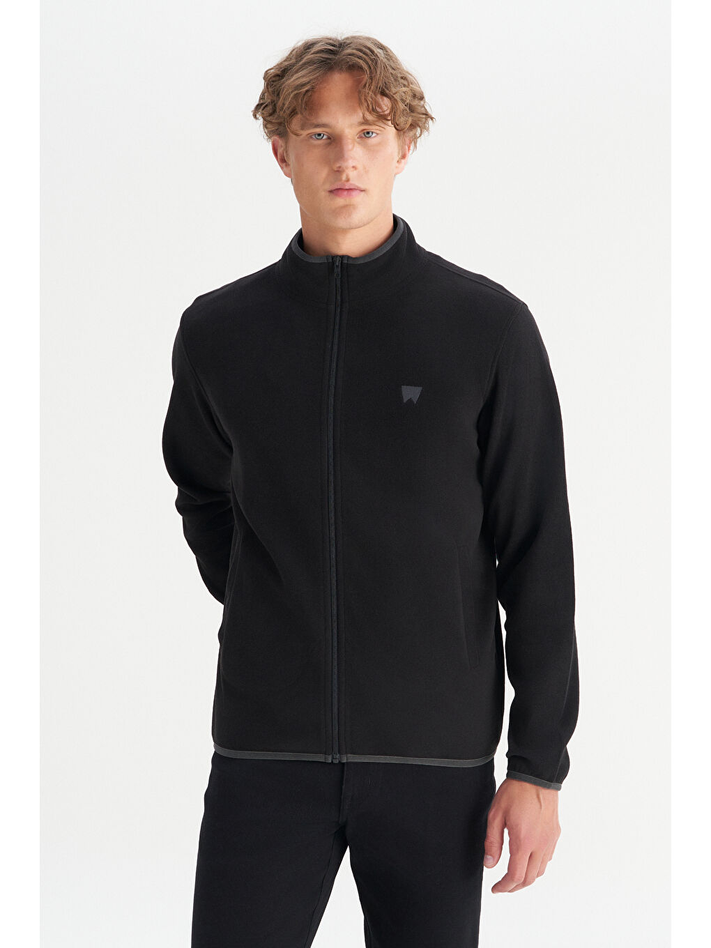 Siyah Regular Fit Normal Kesim Polar