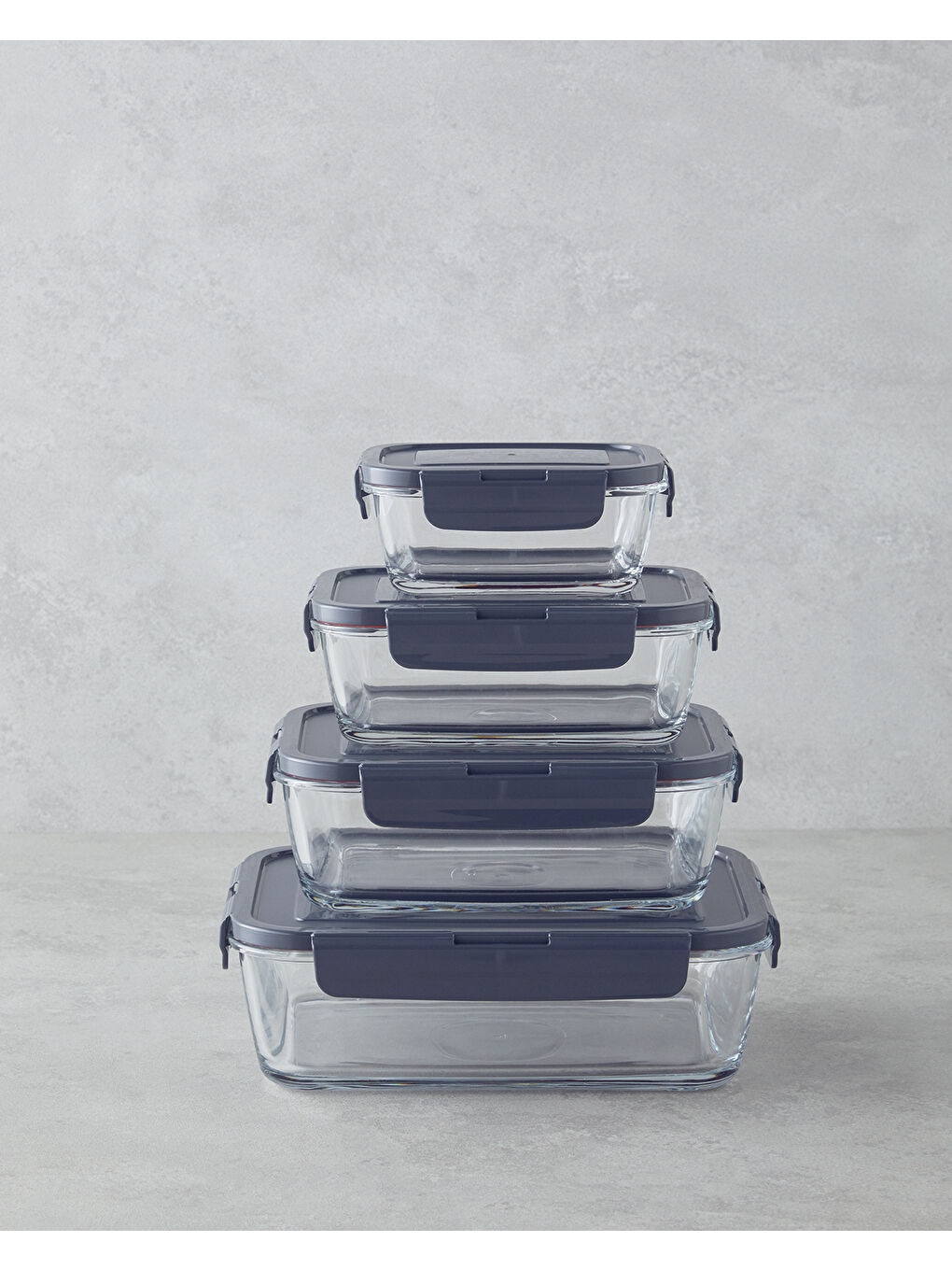 Fresh Ware Cam Saklama Kabı 720 ml Gri-3