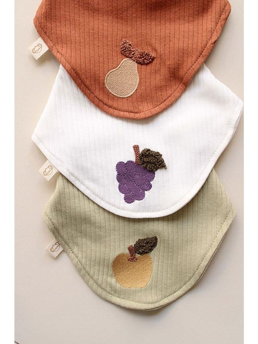 3Lü Nakışlı Fular Önlük Model 3-4