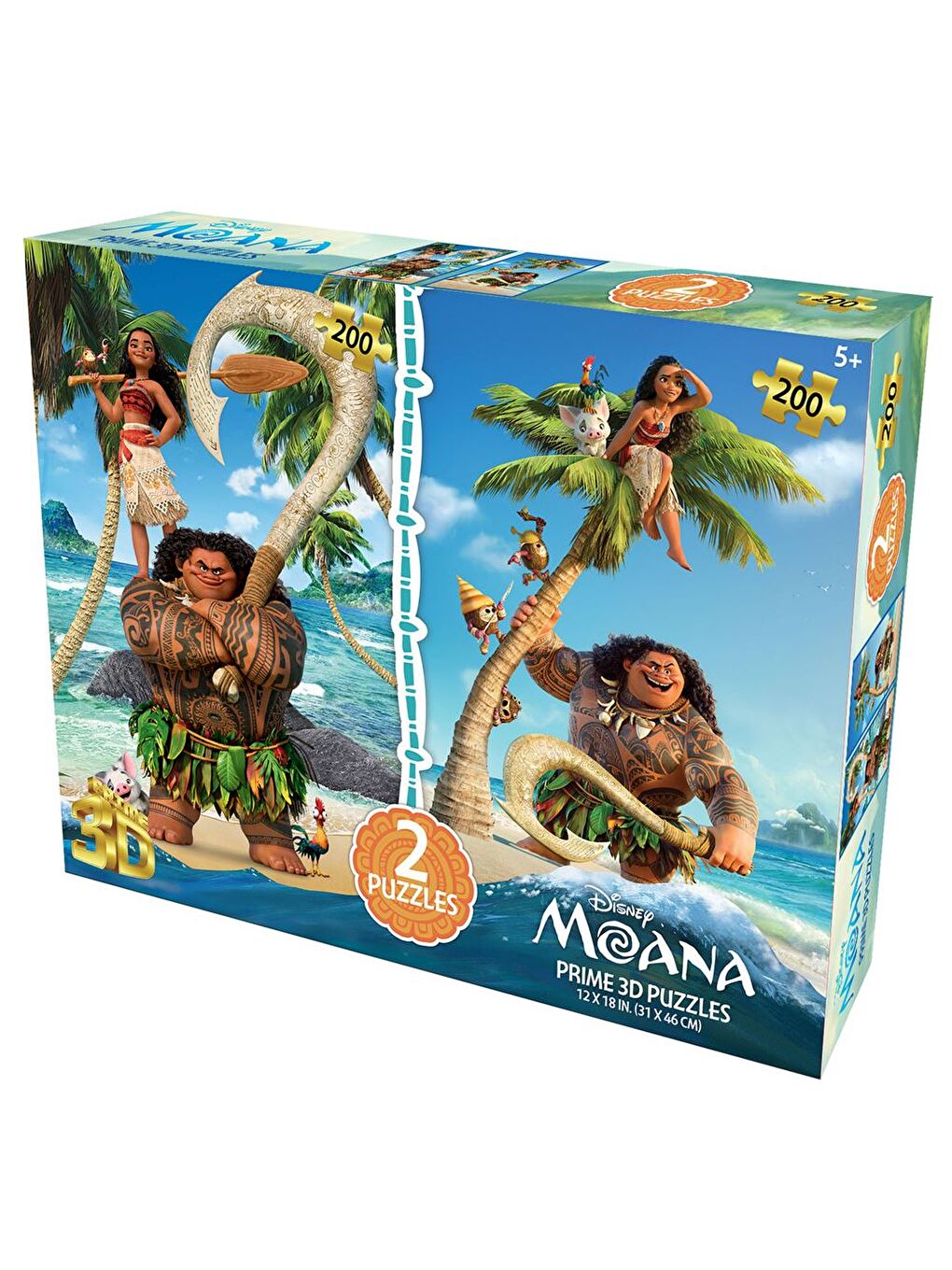 Moana İkili Puzzle 200 Parça 10253