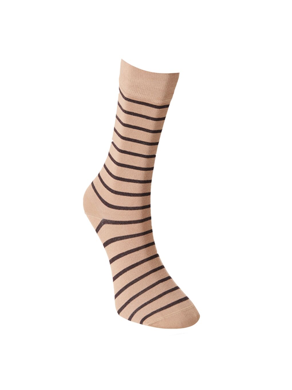 Erkek Bej Bambulu Soket Çorap