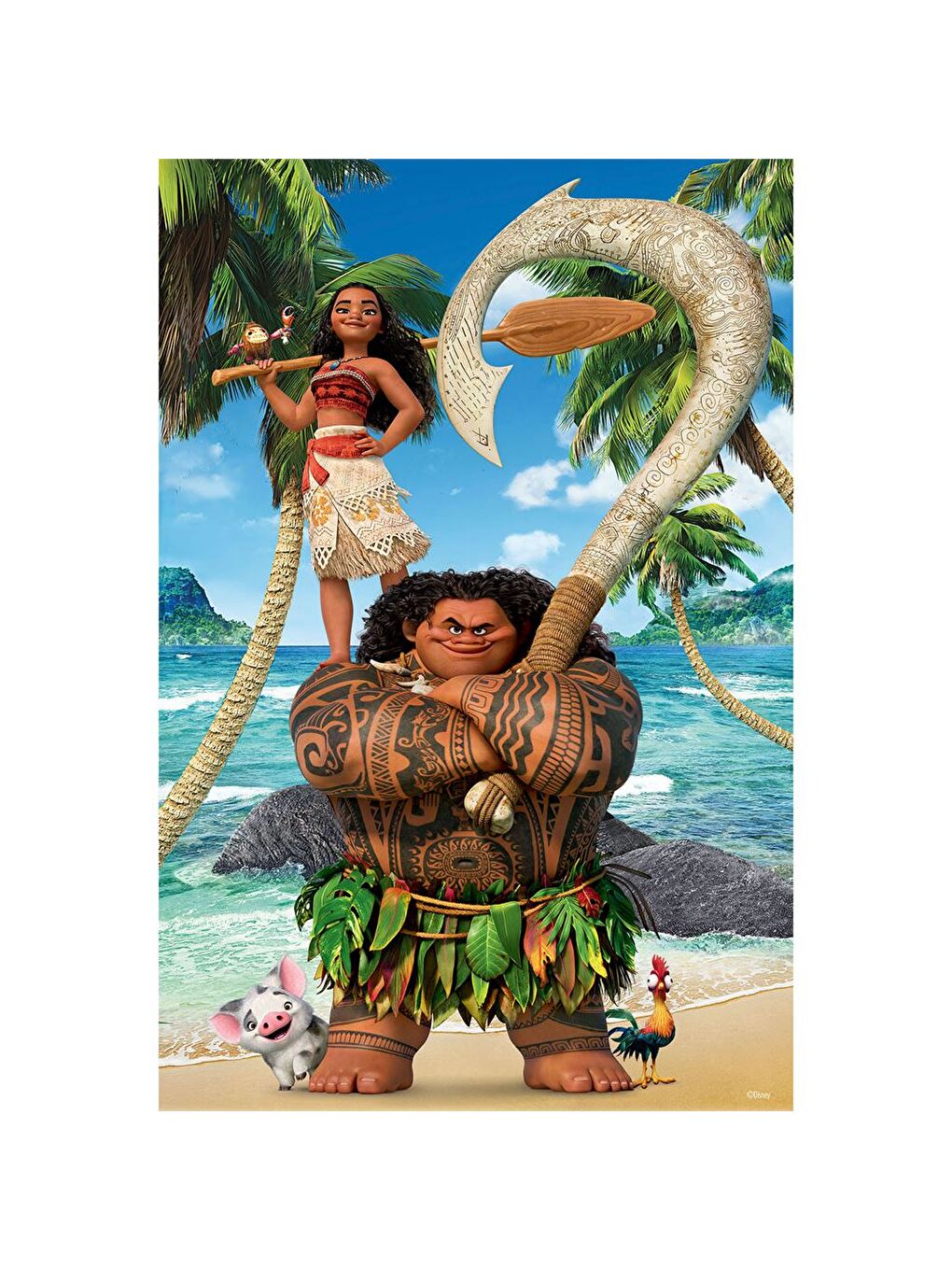 Moana İkili Puzzle 200 Parça 10253-1