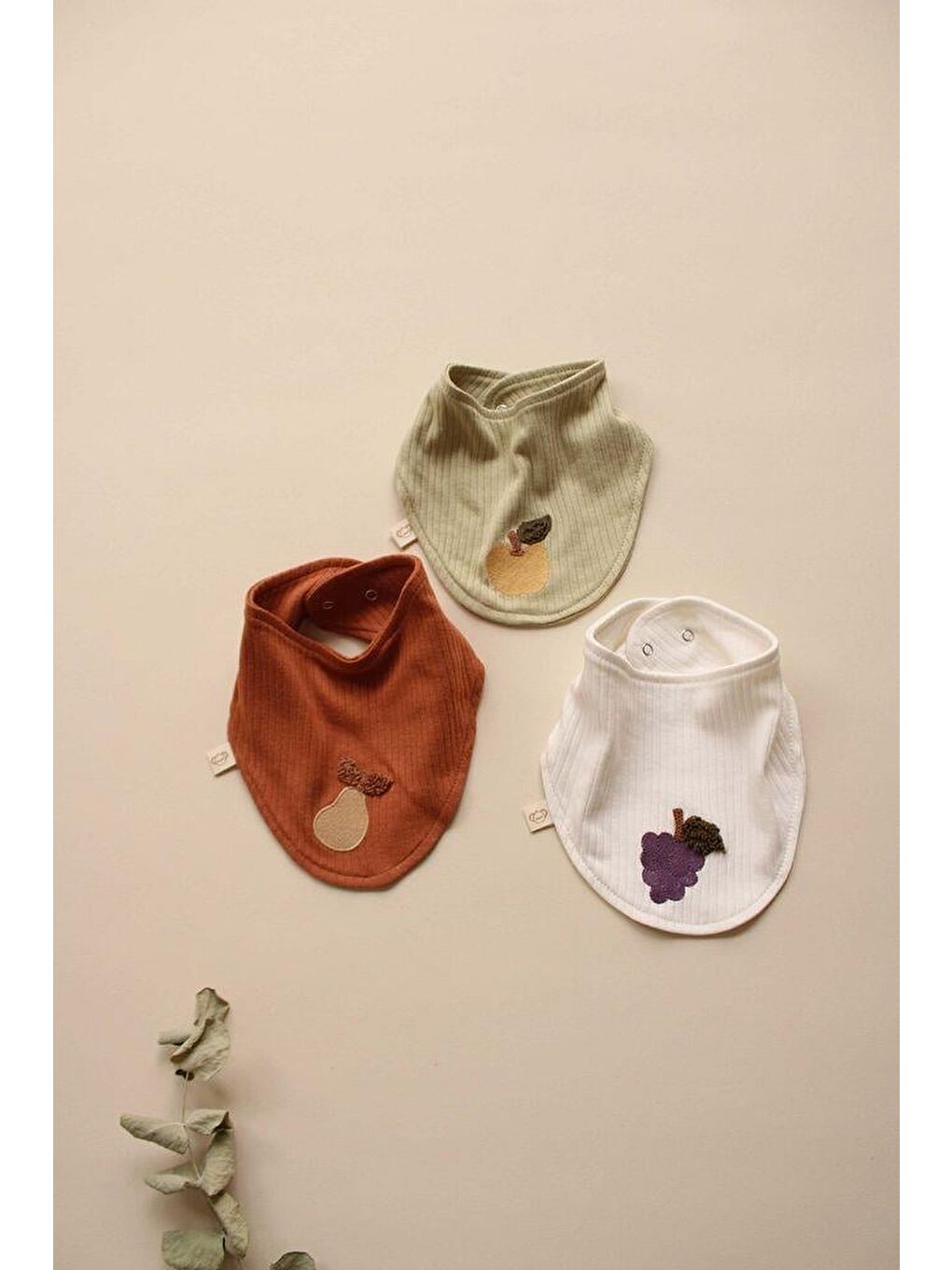 3Lü Nakışlı Fular Önlük Model 3-7