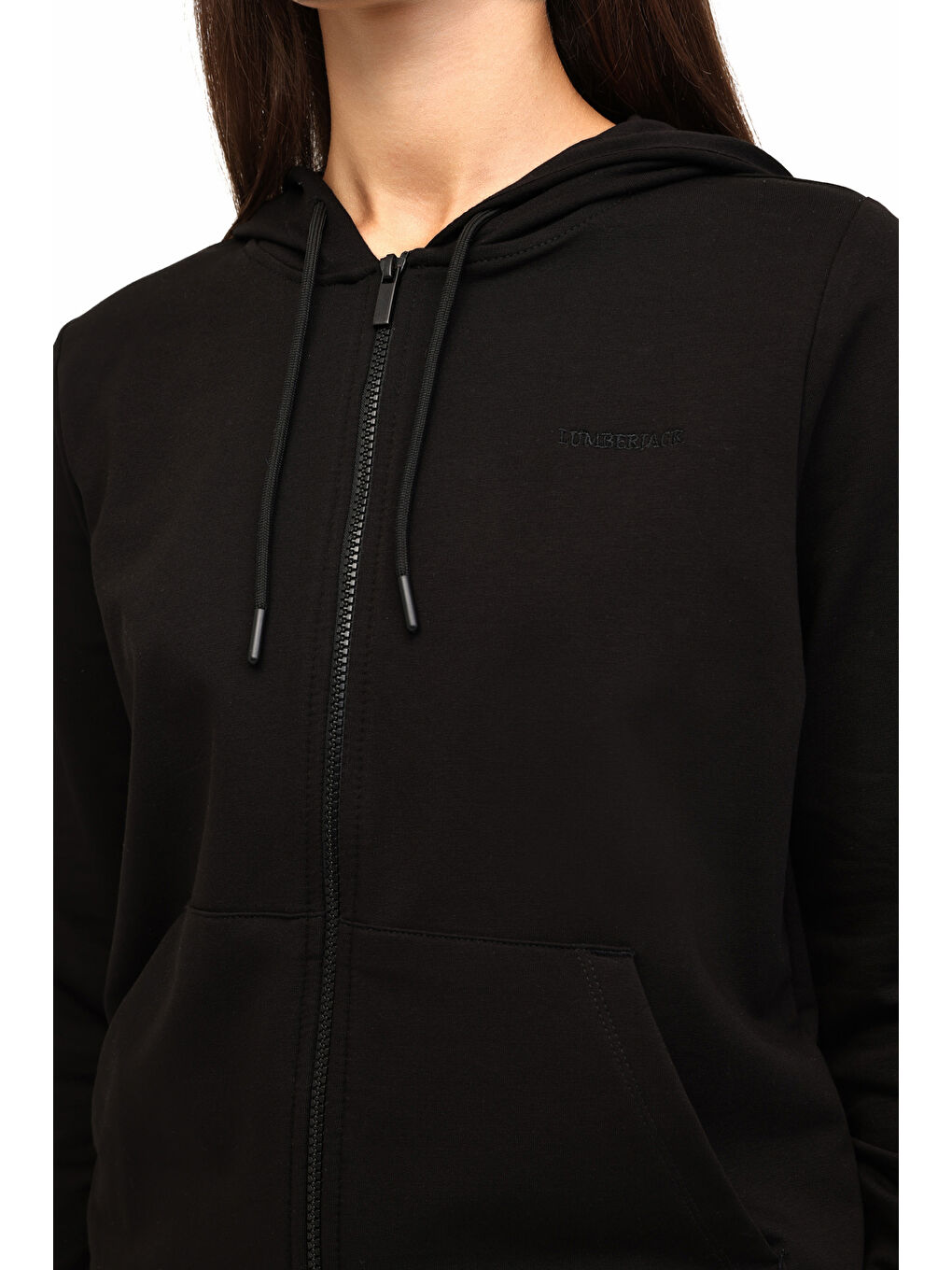 WB SN77 5PR Siyah Kadın Eşofman Üstü-3