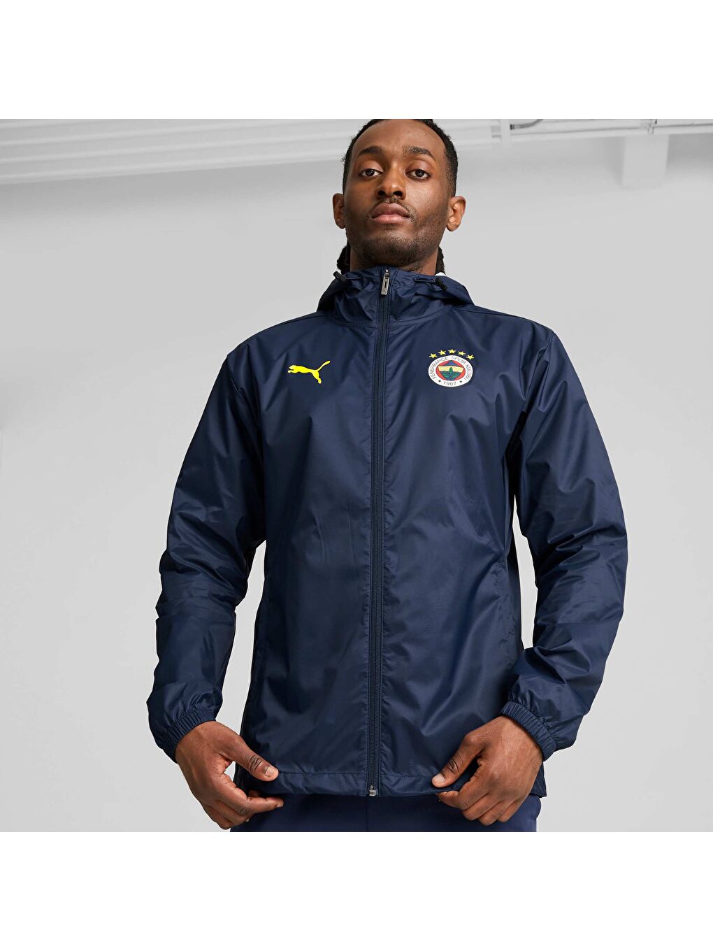 Lacivert Fenerbahçe S.K. Erkek Mevsimlik Ceket-6